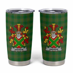 Andrew Irish Coat of Arms Insulated Tumbler Cup
