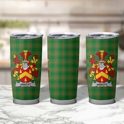 Abbott Irish Coat of Arms Insulated Tumbler Cup