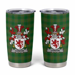 Condon Irish Coat of Arms Insulated Tumbler Cup