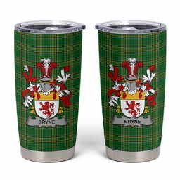 Bryne Irish Coat of Arms Insulated Tumbler Cup