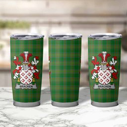 Bracken Irish Coat of Arms Insulated Tumbler Cup