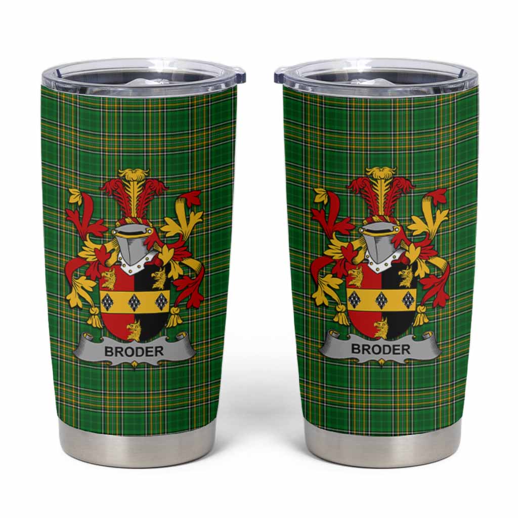 Broder Irish Coat of Arms Insulated Tumbler Cup