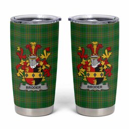 Broder Irish Coat of Arms Insulated Tumbler Cup