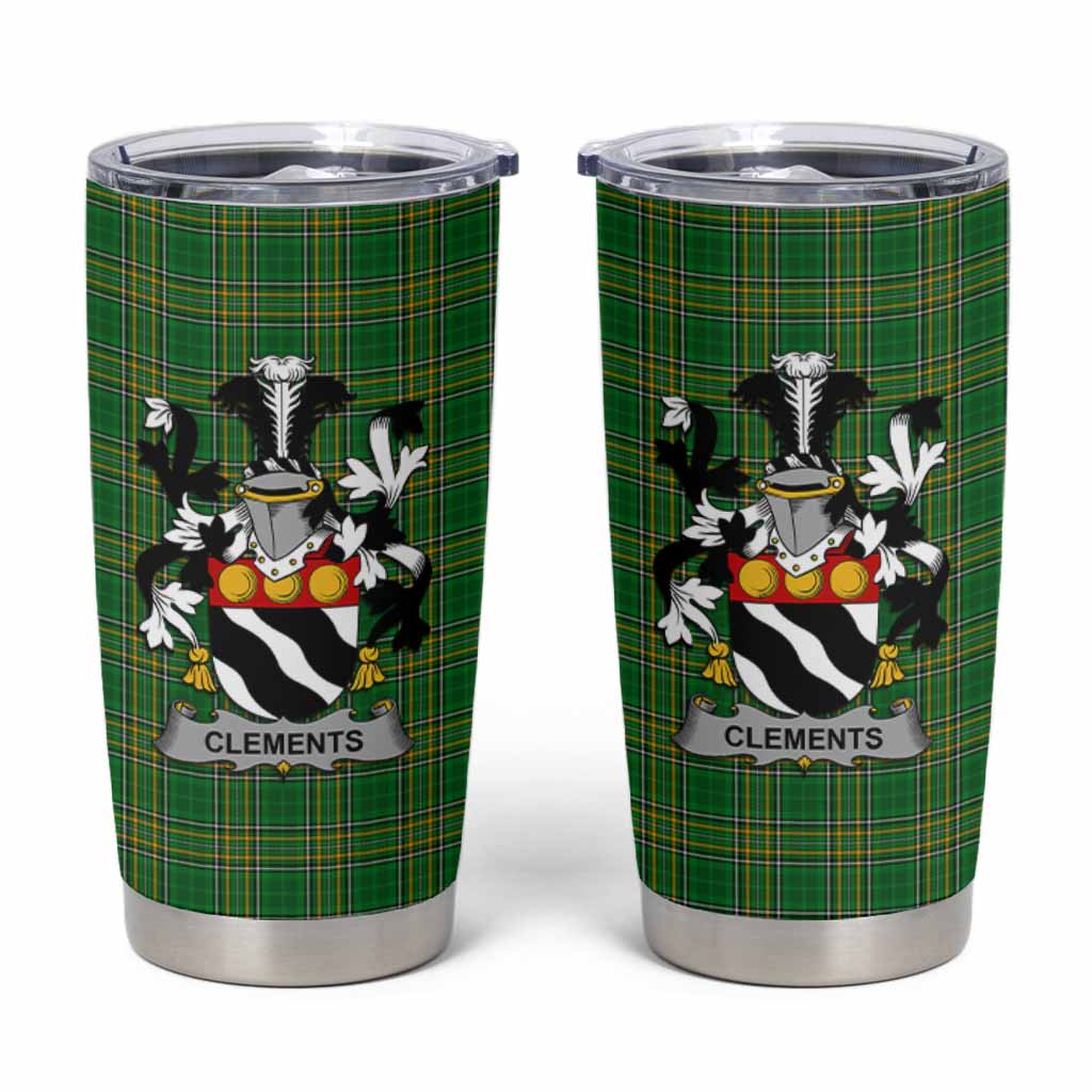 Clements Irish Coat of Arms Insulated Tumbler Cup