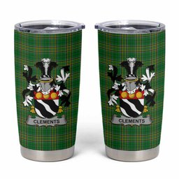 Clements Irish Coat of Arms Insulated Tumbler Cup