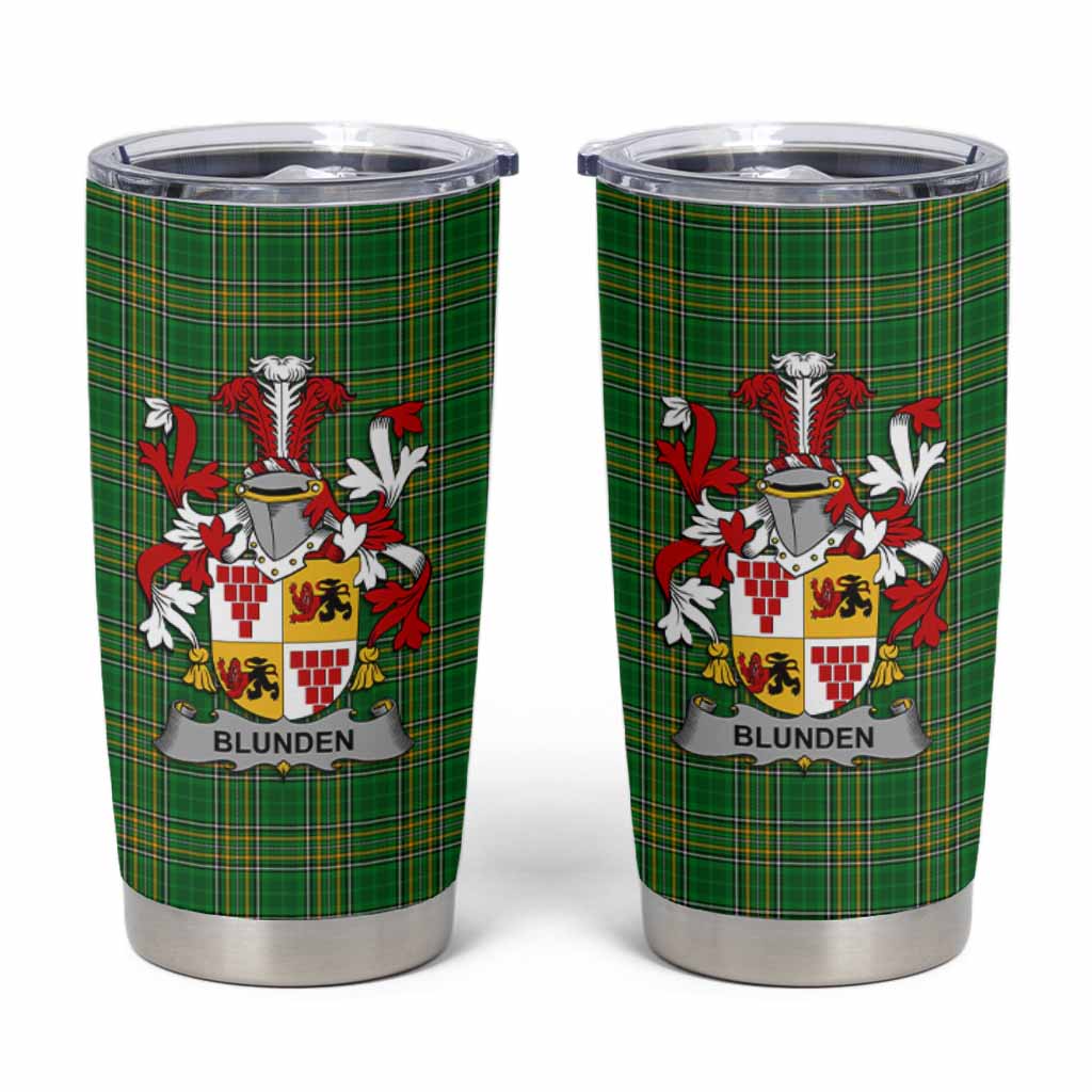 Blunden Irish Coat of Arms Insulated Tumbler Cup