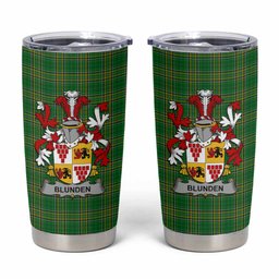 Blunden Irish Coat of Arms Insulated Tumbler Cup