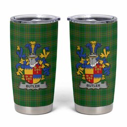 Butler Irish Coat of Arms Insulated Tumbler Cup