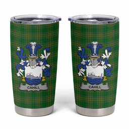 Cahill Irish Coat of Arms Insulated Tumbler Cup
