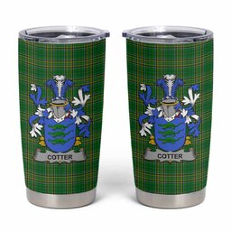 Cotter Irish Coat of Arms Insulated Tumbler Cup