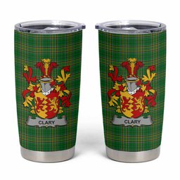 Clary Irish Coat of Arms Insulated Tumbler Cup