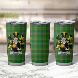Brady Irish Coat of Arms Insulated Tumbler Cup