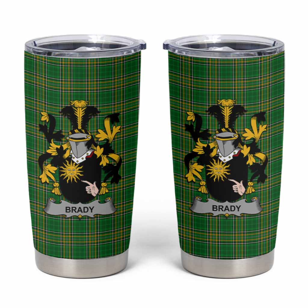 Brady Irish Coat of Arms Insulated Tumbler Cup