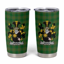 Brady Irish Coat of Arms Insulated Tumbler Cup