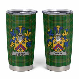 Cosker Irish Coat of Arms Insulated Tumbler Cup