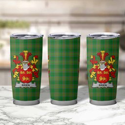Brien Irish Coat of Arms Insulated Tumbler Cup