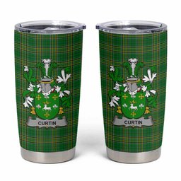Curtin Irish Coat of Arms Insulated Tumbler Cup