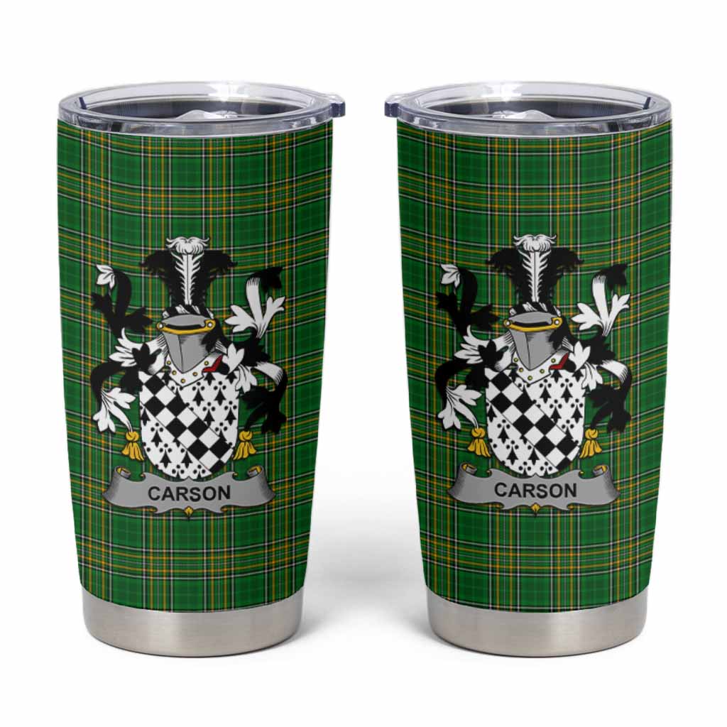 Carson Irish Coat of Arms Insulated Tumbler Cup