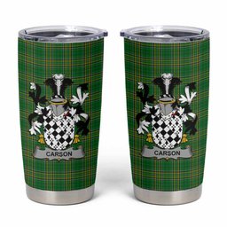 Carson Irish Coat of Arms Insulated Tumbler Cup