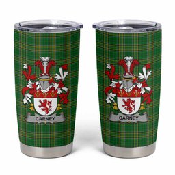 Carney Irish Coat of Arms Insulated Tumbler Cup
