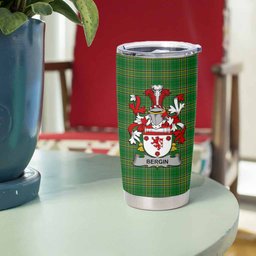 Bergin Irish Coat of Arms Insulated Tumbler Cup