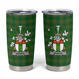 Brophy Irish Coat of Arms Insulated Tumbler Cup