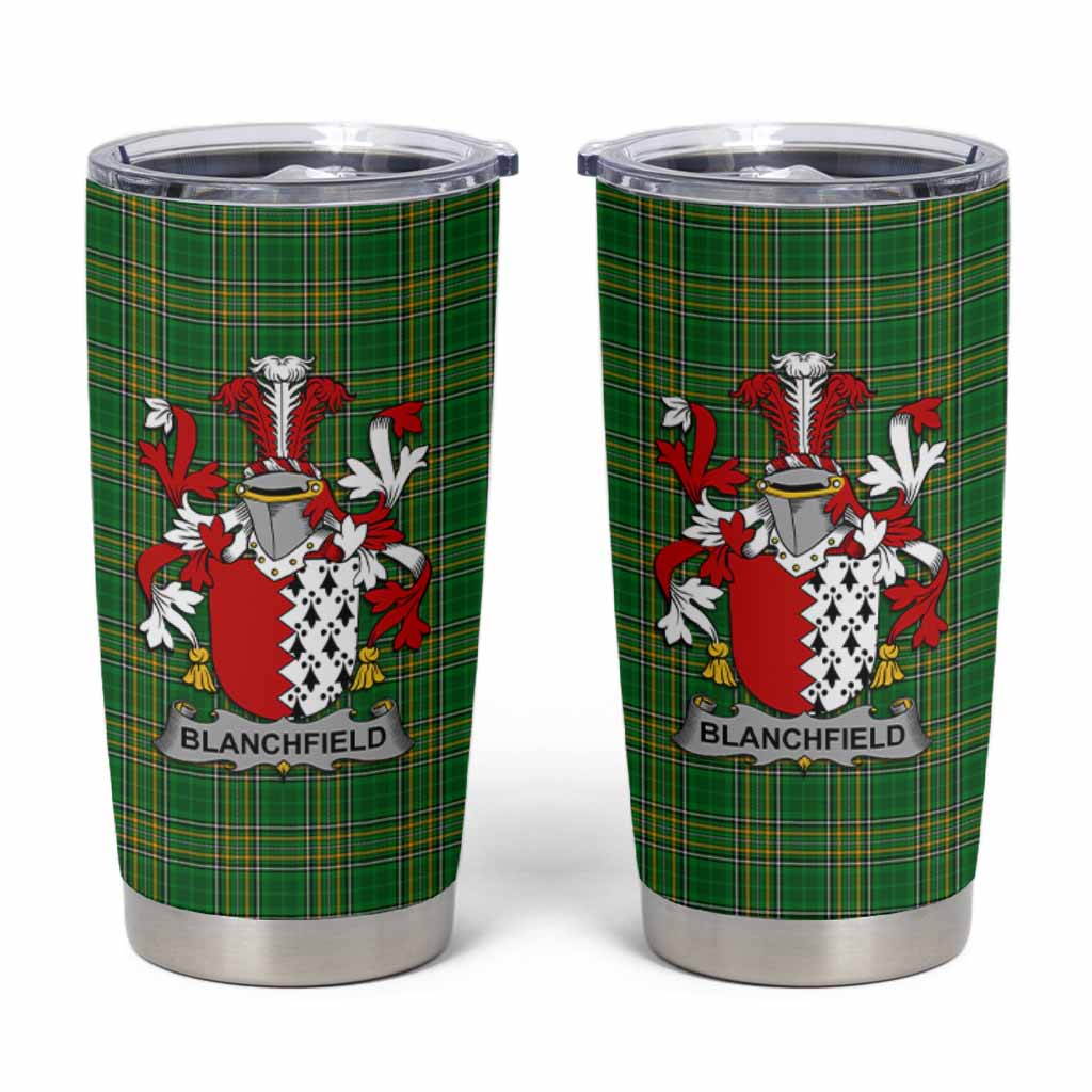 Blanchfield Irish Coat of Arms Insulated Tumbler Cup
