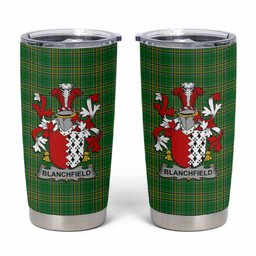 Blanchfield Irish Coat of Arms Insulated Tumbler Cup