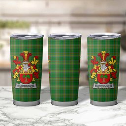 Burroughs Irish Coat of Arms Insulated Tumbler Cup