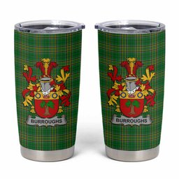 Burroughs Irish Coat of Arms Insulated Tumbler Cup