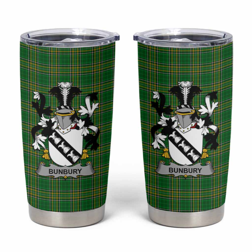 Bunbury Irish Coat of Arms Insulated Tumbler Cup