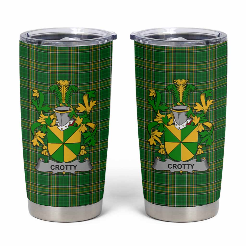 Crotty Irish Coat of Arms Insulated Tumbler Cup