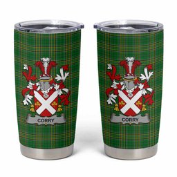 Corry Irish Coat of Arms Insulated Tumbler Cup