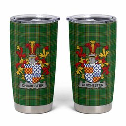Chichester Irish Coat of Arms Insulated Tumbler Cup
