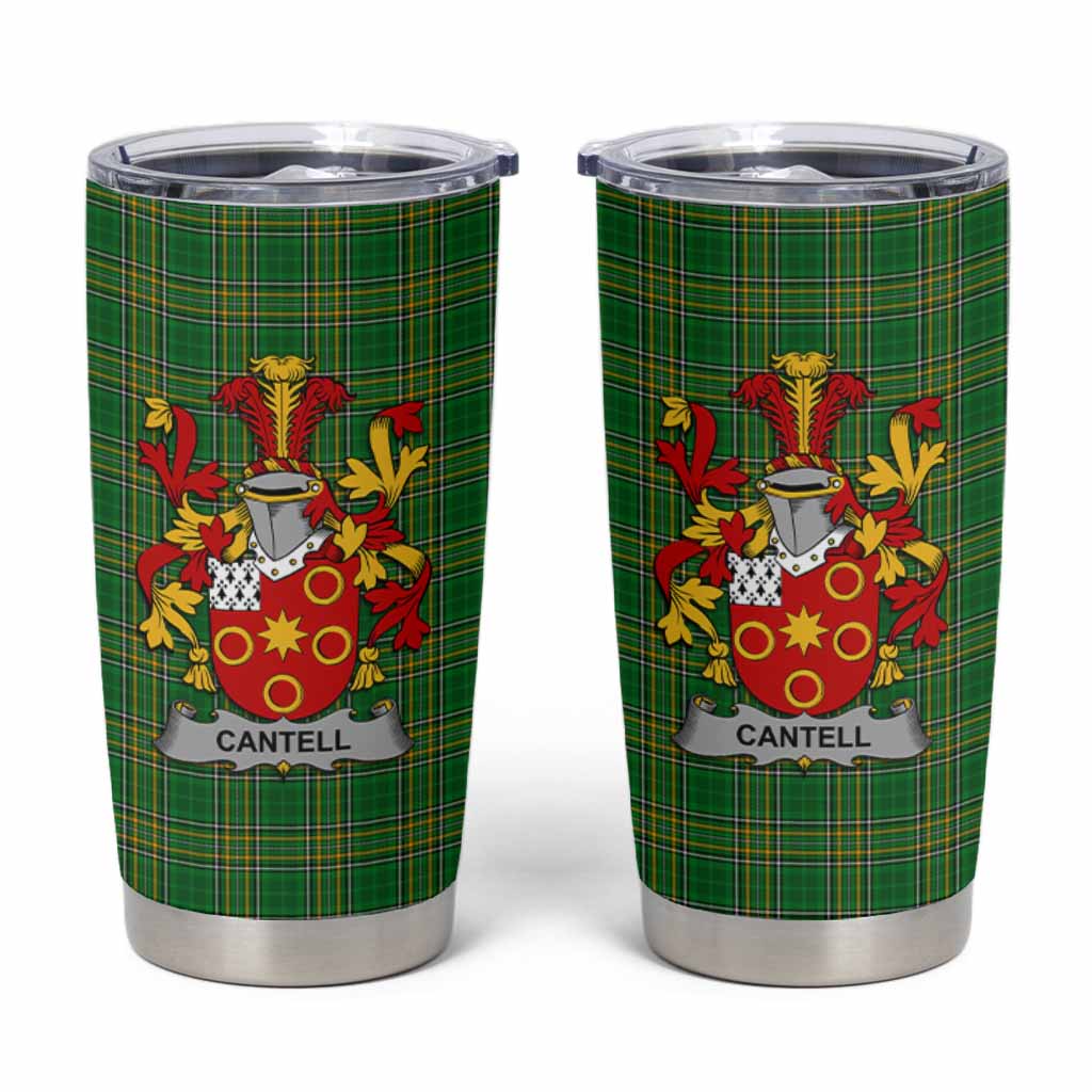 Cantell Irish Coat of Arms Insulated Tumbler Cup