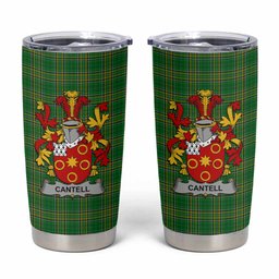 Cantell Irish Coat of Arms Insulated Tumbler Cup