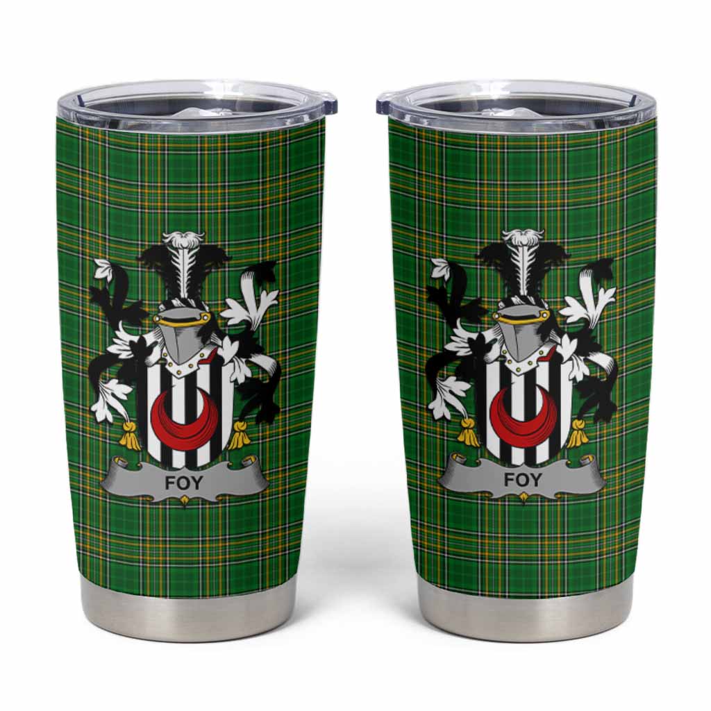 Foy Irish Coat of Arms Insulated Tumbler Cup