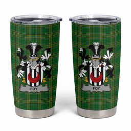 Foy Irish Coat of Arms Insulated Tumbler Cup