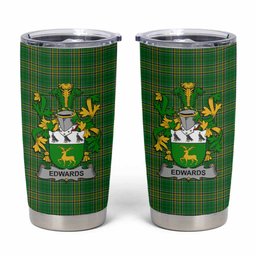 Edwards Irish Coat of Arms Insulated Tumbler Cup