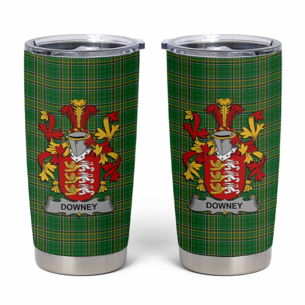 Downey Irish Coat of Arms Insulated Tumbler Cup