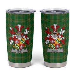 Egan Irish Coat of Arms Insulated Tumbler Cup