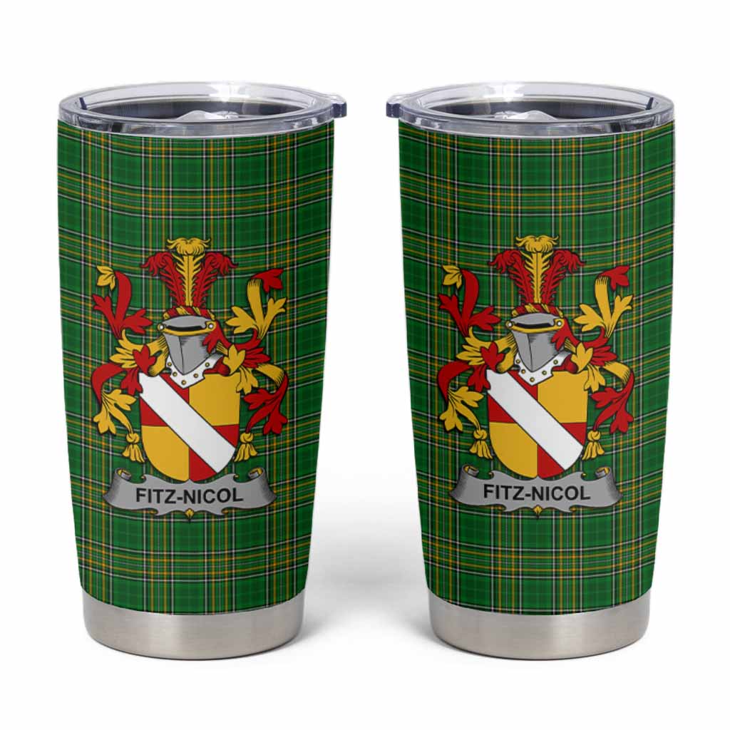 Fitz-Nicol Irish Coat of Arms Insulated Tumbler Cup