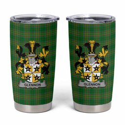 Glennon Irish Coat of Arms Insulated Tumbler Cup