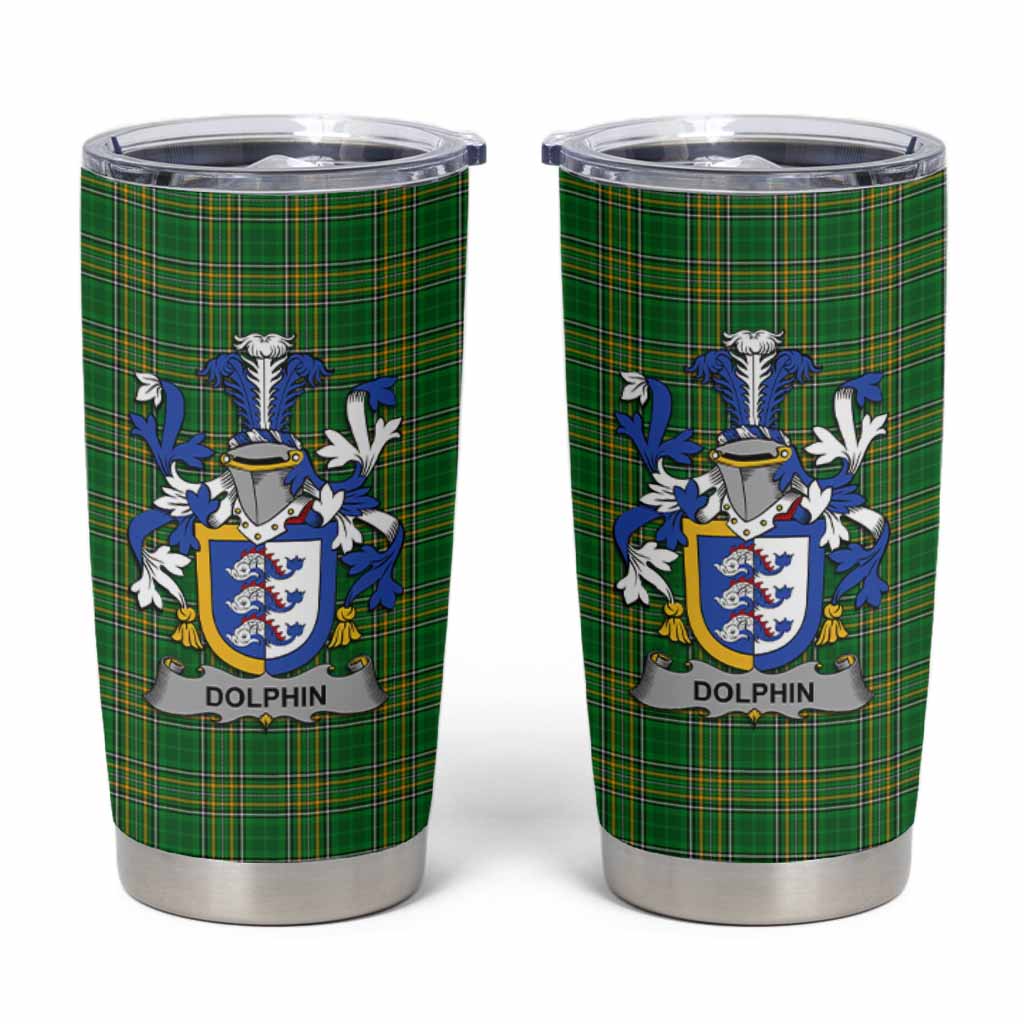 Dolphin Irish Coat of Arms Insulated Tumbler Cup