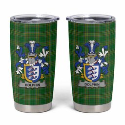 Dolphin Irish Coat of Arms Insulated Tumbler Cup