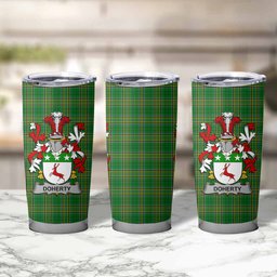 Doherty Irish Coat of Arms Insulated Tumbler Cup