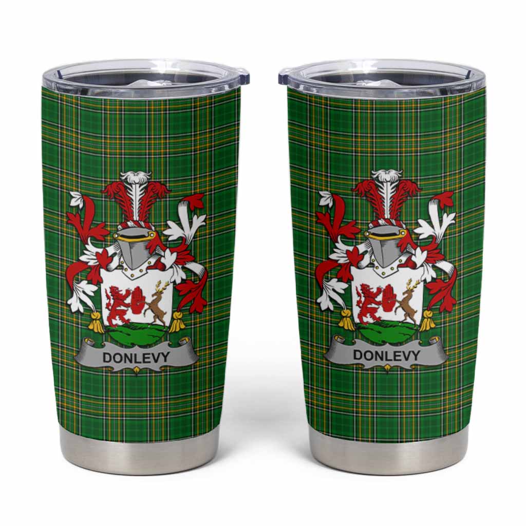 Donlevy Irish Coat of Arms Insulated Tumbler Cup