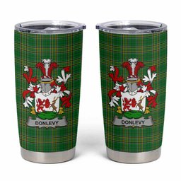 Donlevy Irish Coat of Arms Insulated Tumbler Cup