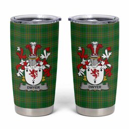 Dwyer Irish Coat of Arms Insulated Tumbler Cup