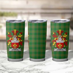 Gamble Irish Coat of Arms Insulated Tumbler Cup